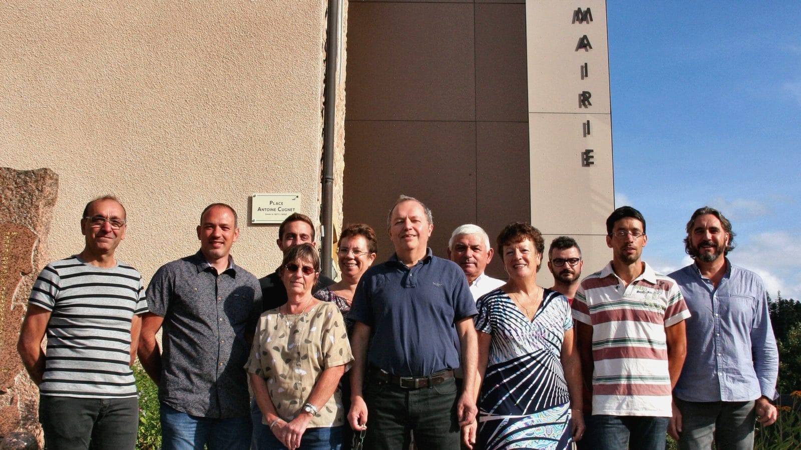 les 11 élus du Conseil Municipale de RANCHAL